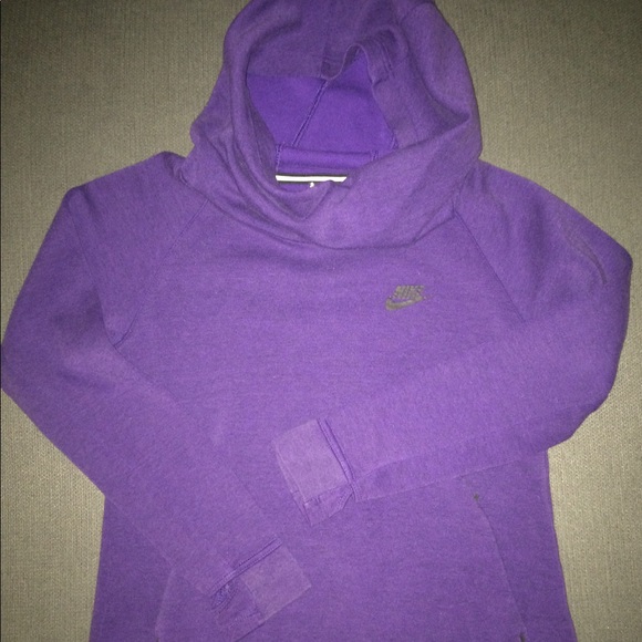 purple nike pullover